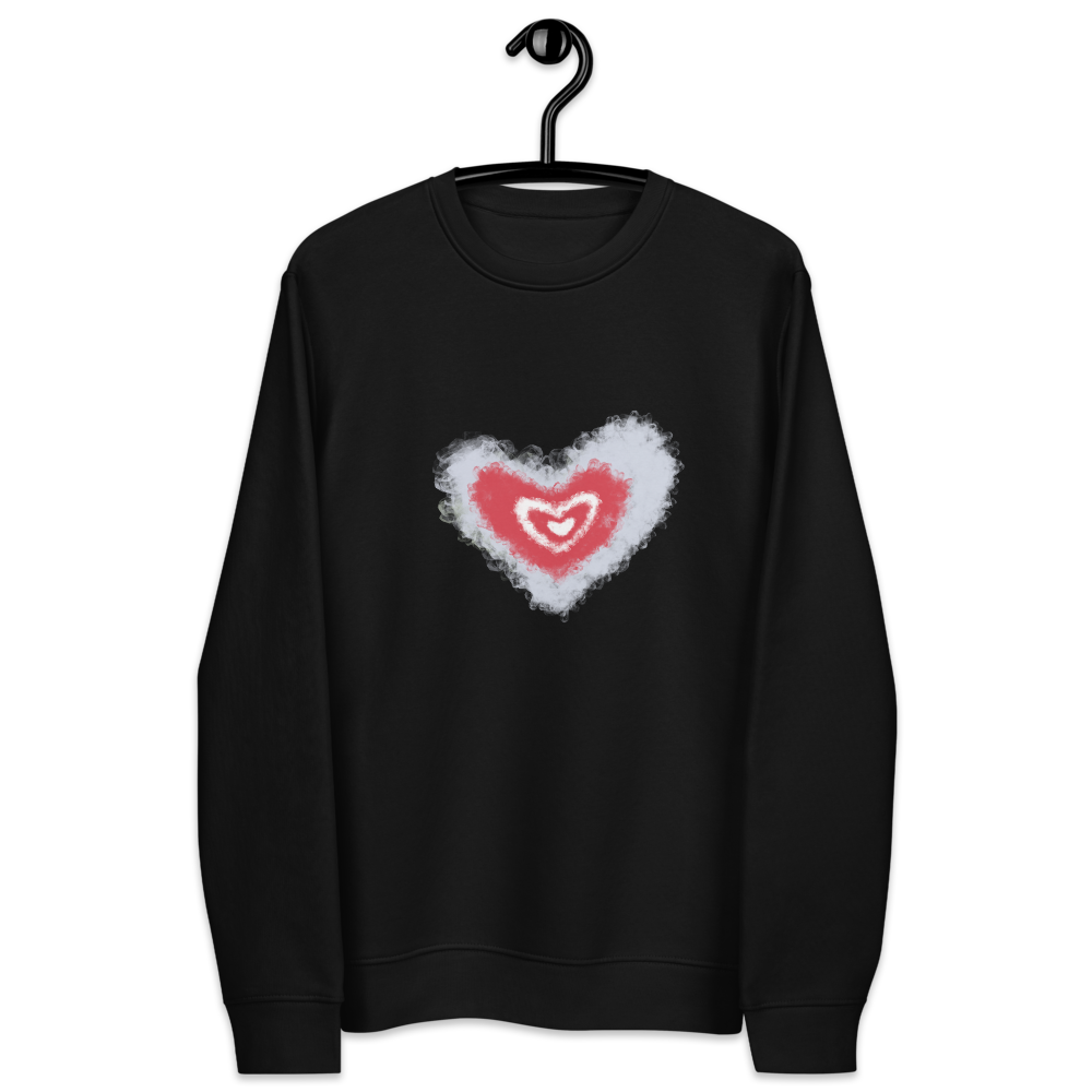 Hearts Unisex Sweater, Clothing